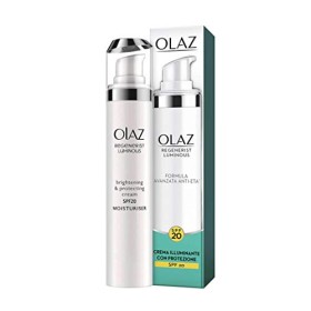 Olaz Regenerist Luminous Crema Viso Antirughe e Antimacchie, Illuminante, Corregge le Macchie Solari, Ottima Base Trucco, con Ni