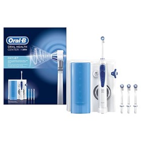 Oral-B Oxyjet Idropulsore con Sistema di Pulizia in Profondità e Tecnologia con Microbollicine, 4 Testine