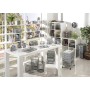 Osco - Organizer da scrivania, grande, in rete, resistente ai graffi, con cuscinetti in gomma, colore: Argento, silver