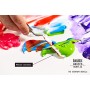 Liquitex Basics Set di  4 Tubi da 75ml + 1 tubo da 118ml Bianco di Titanio