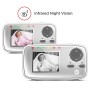 Motorola MBP482 Baby Monitor Video, Bianco