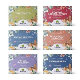 VALVERBE Mix 6 tisane Rilassanti biologiche - 120 g