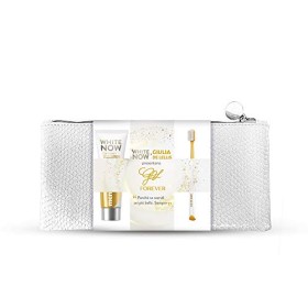 Mentadent White Now Pochette Giulia De Lellis con 2 Dentifrici Sbiancanti White Now Giulia De Lellis Forever ed 1 Spazzolino Whi