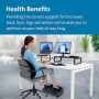 Kensington K52789Ww Poggiapiedi Ergonomico Regolabile Solemate Plus, per Migliorare la Postura E Mitigare I Dolori Legati a Scia