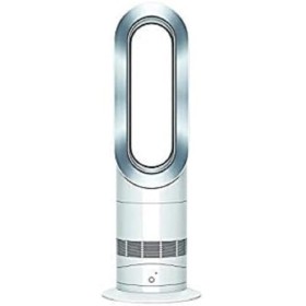 Dyson AM09 Hot+Cool, 2000 W, 64 Decibel, Metall, Plastik, Silver, White