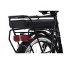 Discovery E4000, Bicicletta a pedalata assisita, City Bike con Ruote da 26", Cambio Shimano 6 velocità Donna, Nero