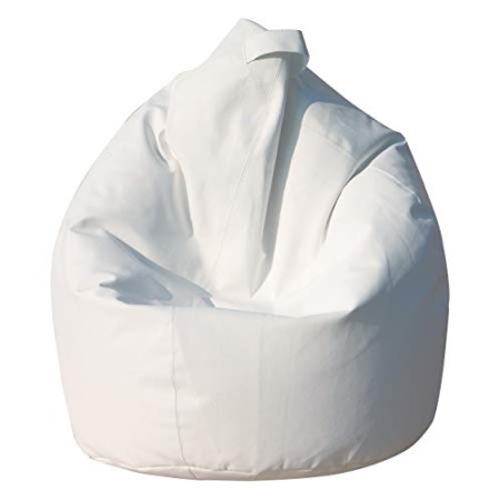 13Casa Nylon A10 Poltrona Sacco, Nylon, Bianco, 80x80x120 cm