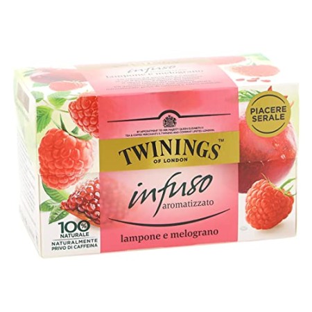 Twinings - Infusi Aromatizzati al Lampone e Melograno - Special Edition (20 Bustine)