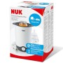 Nuk 10256404 Scaldabiberon Thermo Express Plus per Scaldare le Pappe a Vapore, Casa/Auto, bianco e grigio