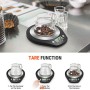 ACCUWEIGHT Bilancia Digitale da Cucina Bilance Alimenti Elettronica con Piattaforma in Acciaio Inossidabile per Pesa Cibo, Alta 