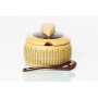 Formaggiera parmigiano reggiano in ceramica grande con cucchiaio