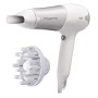Rowenta CV5090F0 Powerline+ Asciugacapelli con Diffusore e Generatore di Ioni, Asciugatura Veloce, 2300 W, Argento/Bianco