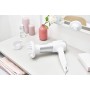 Rowenta CV5090F0 Powerline+ Asciugacapelli con Diffusore e Generatore di Ioni, Asciugatura Veloce, 2300 W, Argento/Bianco
