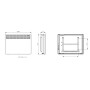 AEG casa Technik 236537 parete Termoconvettore WKL 3005 per circa 30 m², Riscaldamento 3000 W, 5 – 30 gradi C, da appe