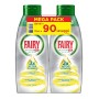 Fairy Platinum Gel Detersivo Per Lavastoviglie, Limone, 90 Lavaggi, 100% Dissoluzione e Una Pulizia Ottimale