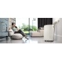 De'Longhi Pac N77 Eco Climatizzatore Portatile Pinguino, 2100 W, 62 Decibel, plastica, Bianco