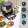 Princess 182075 Forno, 1800 W, 11 Litri, Acciaio Inossidabile, Friggitrice ad Aria Deluxe