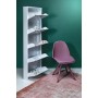 Kare Design 49288-Scarpiera Carusa, in metallo, sottile, piccola, bianco, 5 alette, 170 x 50 x 14 cm, (H/B/T) 170x50x14cm