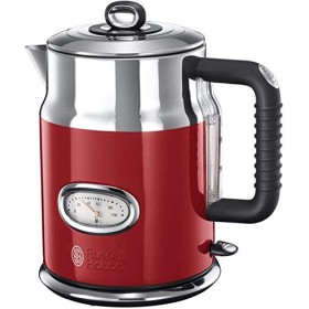 Russell Hobbs Retro 21670-70 Bollitore Elettrico, 2400 Watt, 1.7 Litri, Acciaio Inossidabile, Rosso