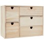 Artemio Mobile aggiuntivo con cassetti per Armadio o Tavolo, Realizzato in Legno, di Colore Beige, Dimensioni di 35 x 15 x 26 cm