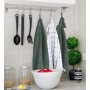 Utopia Towels - 12 Strofinacci da Cucina - Lavabili in Lavatrice (38 x 64 cm, Grigio e Bianco)