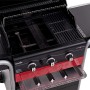 Char-Broil Gas2Coal Hybrid Grill - Barbecue a Gas e Carbonella con 3 fuochi, Nero
