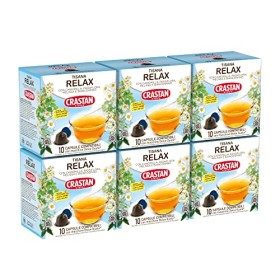 Crastan Capsule Compatibili Dolce Gusto - Tisana Relax Confezione da 6 astucci contenenti 10 capsule - Totale 60 capsule