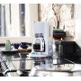 Russell Hobbs Inspire Macchina del caffè Americano, 1100 W, 1.25 Litri, Cromato, Bianco