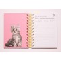 Diario Scuola Giornaliero 2020/2021 Sudio Pets Cat, 11 mesi, 11,4x16 cm