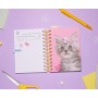 Diario Scuola Giornaliero 2020/2021 Sudio Pets Cat, 11 mesi, 11,4x16 cm