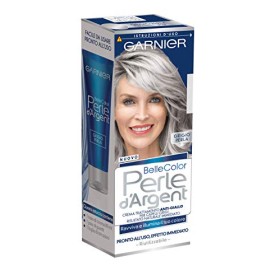 Garnier Trattamento Anti-Giallo Belle Color Perle d'Argent, Crema Trattamento per Capelli Grigi e Bianchi, Grigio Perla, Confezi