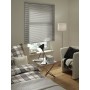 Deco Company 23-3042 Veneziane con Morsetto, Alluminio, Argento, 50 x 130 cm