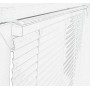 Deco Company 23-3042 Veneziane con Morsetto, Alluminio, Argento, 50 x 130 cm