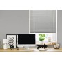 Deco Company 23-3042 Veneziane con Morsetto, Alluminio, Argento, 50 x 130 cm