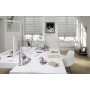 Deco Company 23-3042 Veneziane con Morsetto, Alluminio, Argento, 50 x 130 cm