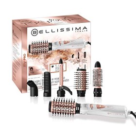 Imetec Bellissima My PRO Modellatore ad Aria, Rivestimento spazzole in Ceramica, 5 Accessori per Realizzare Capelli Lisci e Lumi