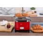 Russell Hobbs Retro Collection Tostapane, 1300 W, Acciaio Inossidabile, 2 Scomparti, Rosso