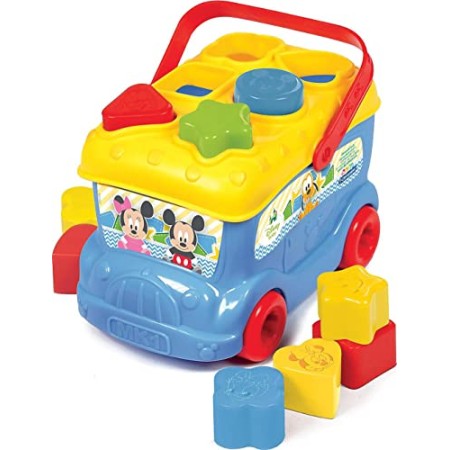 Clementoni 14395 - Topolino Bus Inserimento Forme