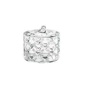 Guzzini Contenitore Piccolo con Coperchio Love, Trasparente, Ø10.7 x h11 cm