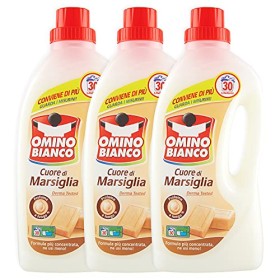 Omino Bianco - Detersivo Lavatrice Liquido, Fresco Profumo con Essenza Cuore di Marsiglia, 90 Lavaggi, 1500 ml x 3 Confezioni