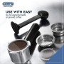 De'Longhi ECP31.21 Macchina da Caffè Espresso Manuale e Cappuccino, Caffè in Polvere o in Cialde E.S.E., 1100 W, Nero