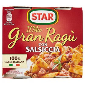 Star - Granragu' Salsiccia, 2 Lattine da 90 g - 180 g