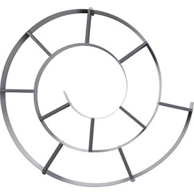 Kare Design - 70755 Snail - Scaffale da parete, Lamiera d acciaio trattato con vernici in polvere, pannello di truciolato rivest