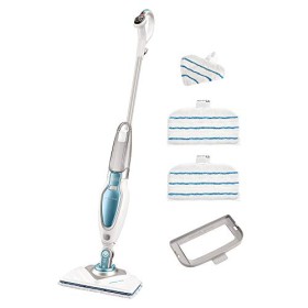 BLACK+DECKER FSM1630-QS Lavapavimenti a vapore STEAM-MOP Deluxe con Minitesta Triangolare Lift&Reach, 1600 W, Serbatoio 460ml