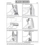 BLACK+DECKER FSM1630-QS Lavapavimenti a vapore STEAM-MOP Deluxe con Minitesta Triangolare Lift&Reach, 1600 W, Serbatoio 460ml