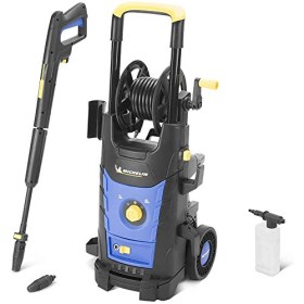 Michelin MPX22EHDS Idropulitrice ad Alta Pressione con Sistema a Doppia velocità, 2200 W, Blu, Dual Speed, Set di 12