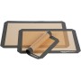 AmazonBasics - Tappetini da forno in silicone, set da 3 pezzi