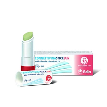 Fidia Farmaceutici Connettivinasticksun | Stick Labbra Da 3 G A Base Di Acido Ialuronico 0,2% | Con Filtri Solari Spf30