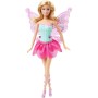 Barbie- Fairytale Dress Up Bambola con 3 Completini da Favola di Principessa, Sirena e Fatina, Multicolore, DHC39