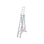 Facal 5984630 Stilo Scala in alluminio, 7,06 m, 3 rampe 11+11+11